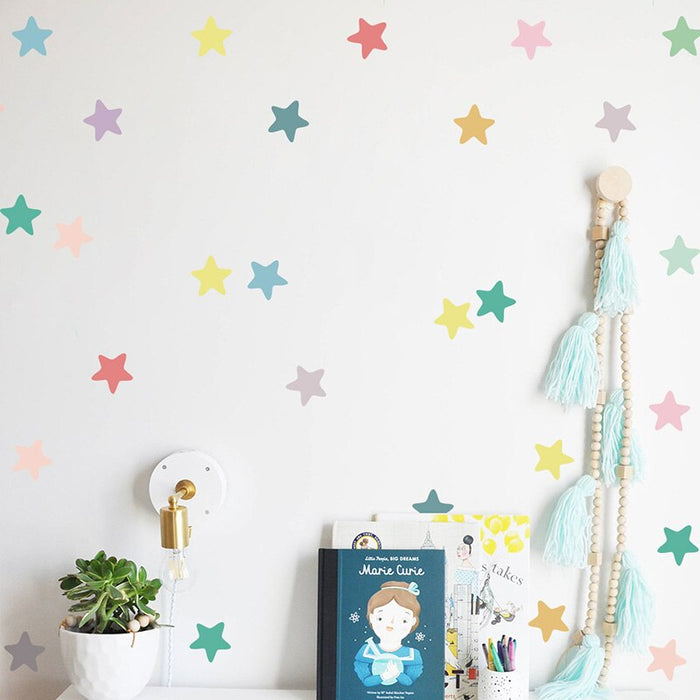 Colored Star Wall stickers