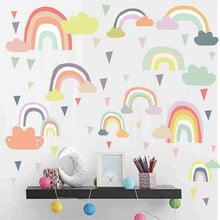 Rainbow Clouds Rain Wall Stickers