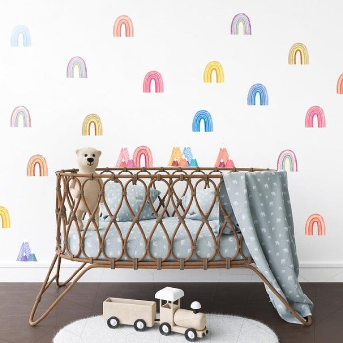 Colorful Rainbow 3D Wall Stickers