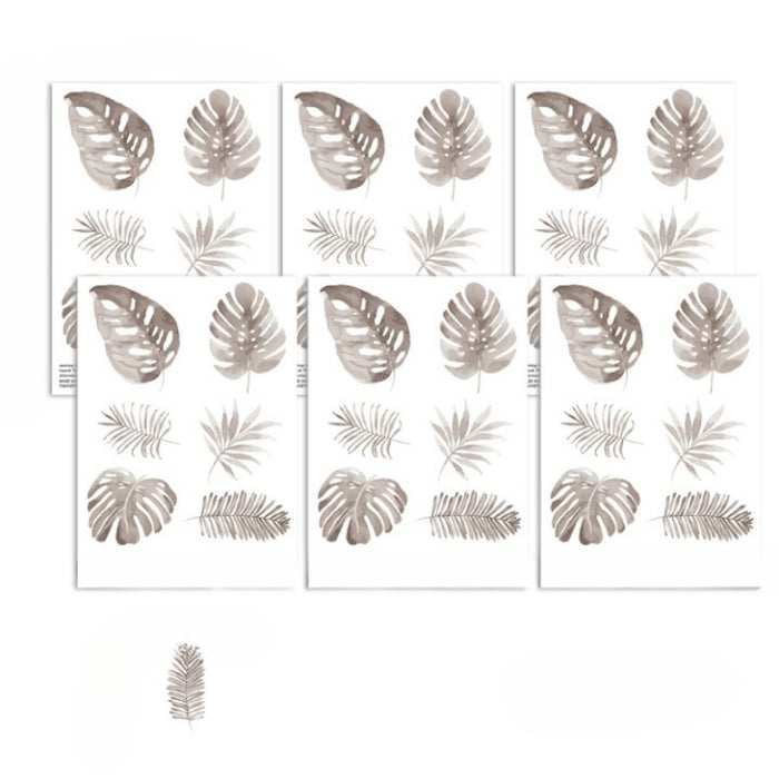 Boho Palm Leaves Wall Sticker