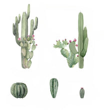 Large Cactus Garden Wall Stickers