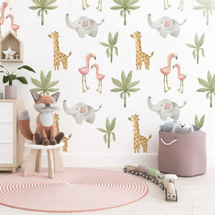 Cartoon Animal Wall Stickers