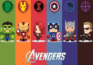 3D Avengers Cartoon Wallpaper