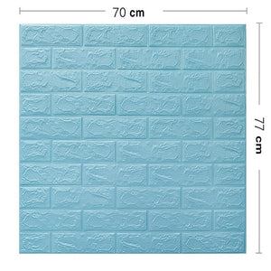 Brick 3D Adhesive Wall Stickers