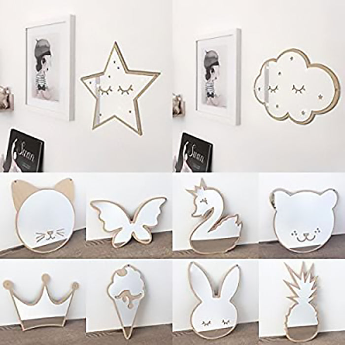 Classic Cartoon Mirror Wall Stickers