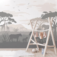 Safari Animals Family Wall Sticker