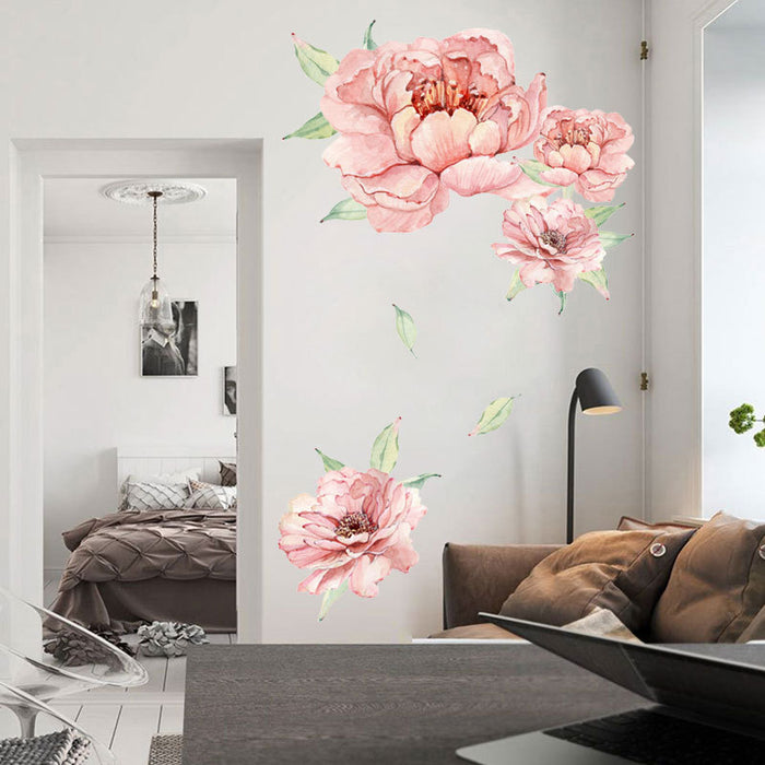 Rose Beautiful Flowers Wall Stickers