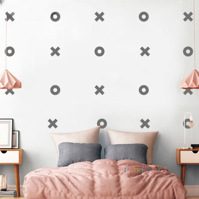 Funny Cartoon "XO" Wall Stickers