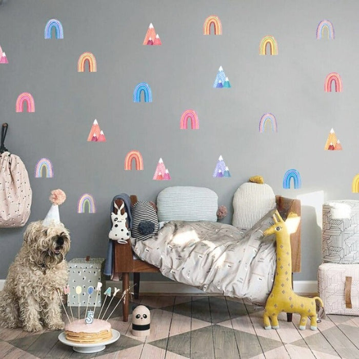 Colorful Rainbow 3D Wall Stickers