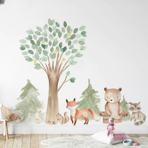 Large Forest Wall Stickers For Kids