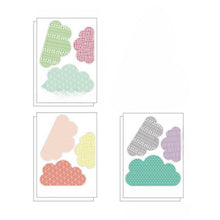 Colorful Cloud Pattern Wall Stickers