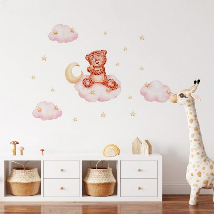 Pattern Tiger Wall Stickers For Kids