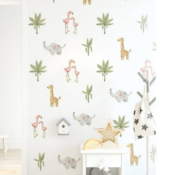 Cartoon Animal Wall Stickers