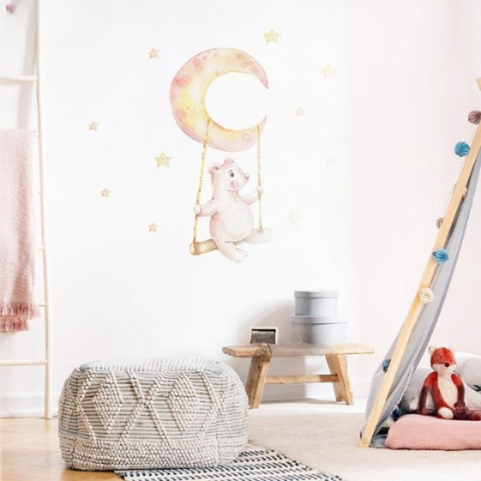 Moon Star Wall Stickers For Kids Room