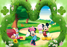 3D Adorable Mickey Mouse and Friends Wallpaper