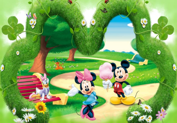 3D Adorable Mickey Mouse and Friends Wallpaper — My Original Wallpaper