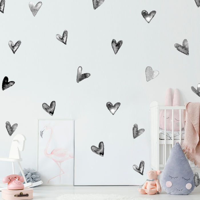 Baby Girl Heart Wall Sticker