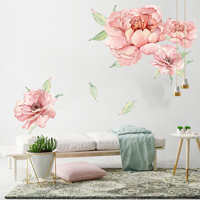 Rose Beautiful Flowers Wall Stickers