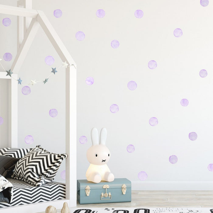 Watercolor Dot Wall Stickers