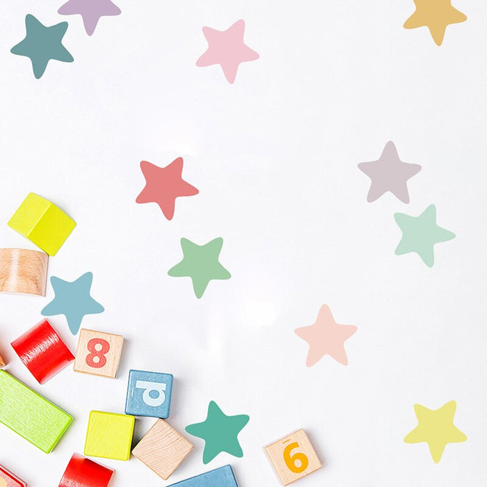 Colored Star Wall stickers