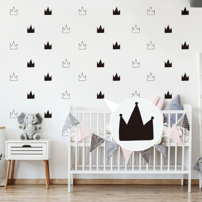 Crown Pattern Wall Sticker For Kid's Room