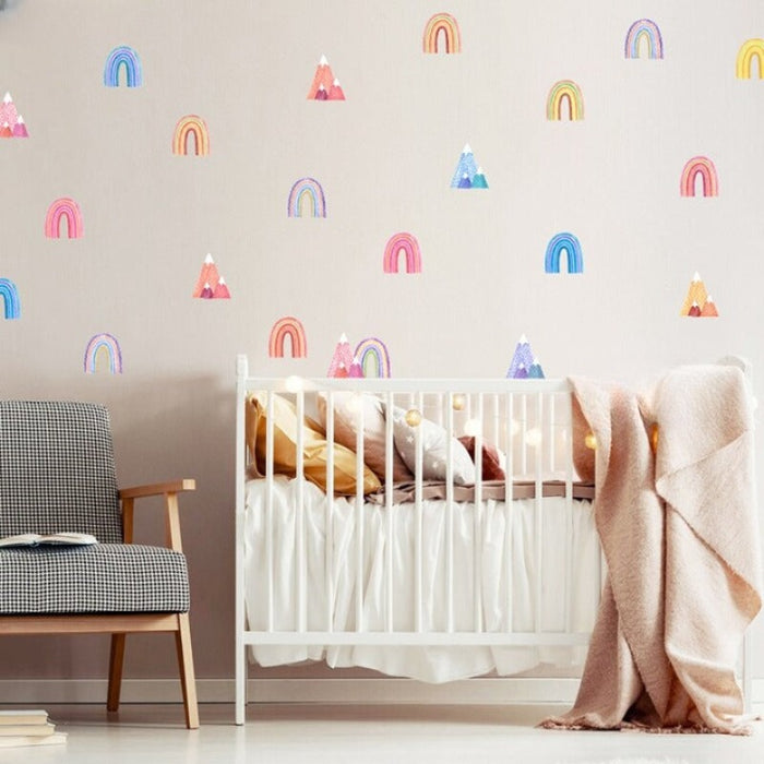 Colorful Rainbow 3D Wall Stickers