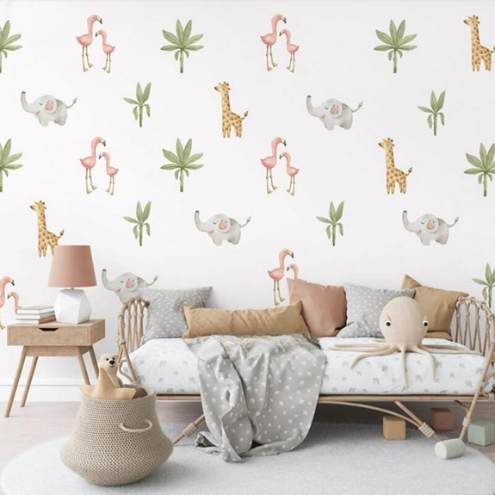 Cartoon Animal Wall Stickers