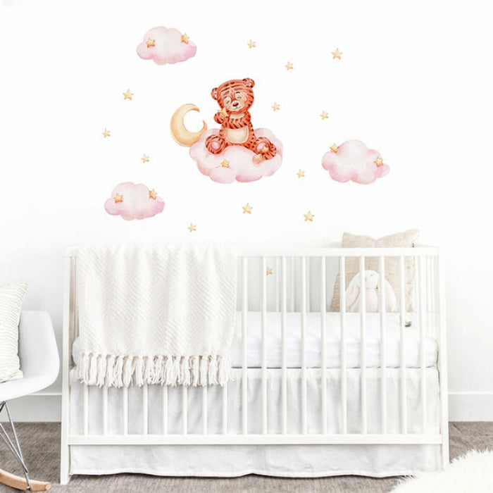 Pattern Tiger Wall Stickers For Kids