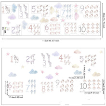 Unicorn Number Early Learning Wall Sticker