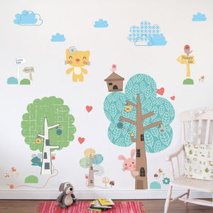 Animals Stickers For Baby Rooms