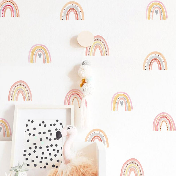 Rainbow Wallpaper For Children's Room