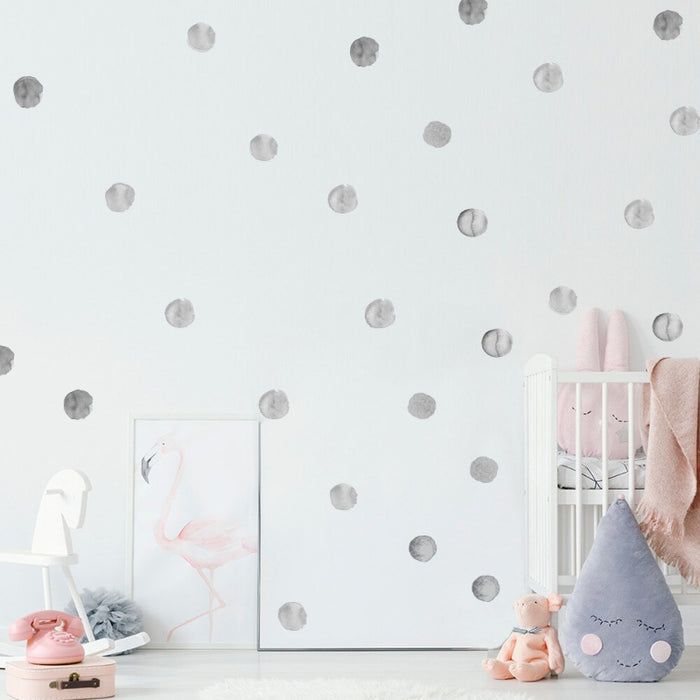 Watercolor Dot Wall Stickers