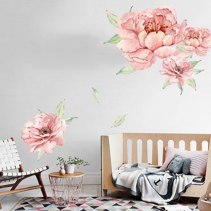 Rose Beautiful Flowers Wall Stickers