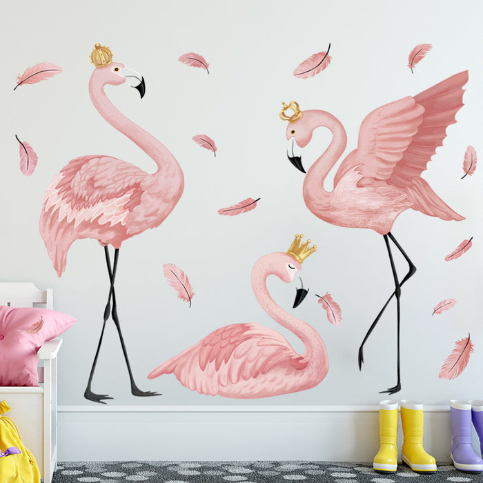 Flamingo Queen Wall Stickers