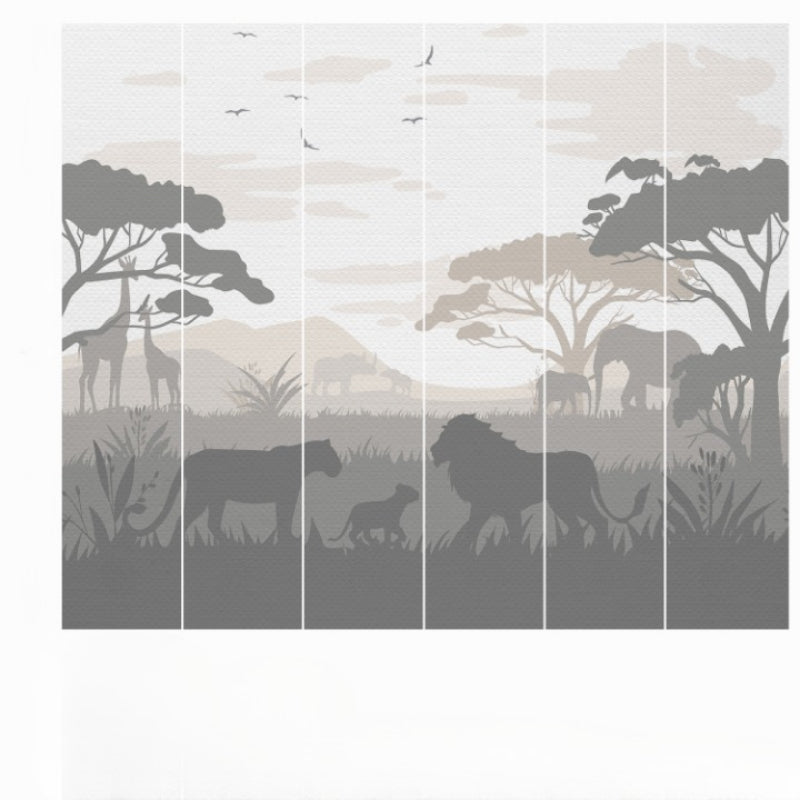 Safari Animals Family Wall Sticker