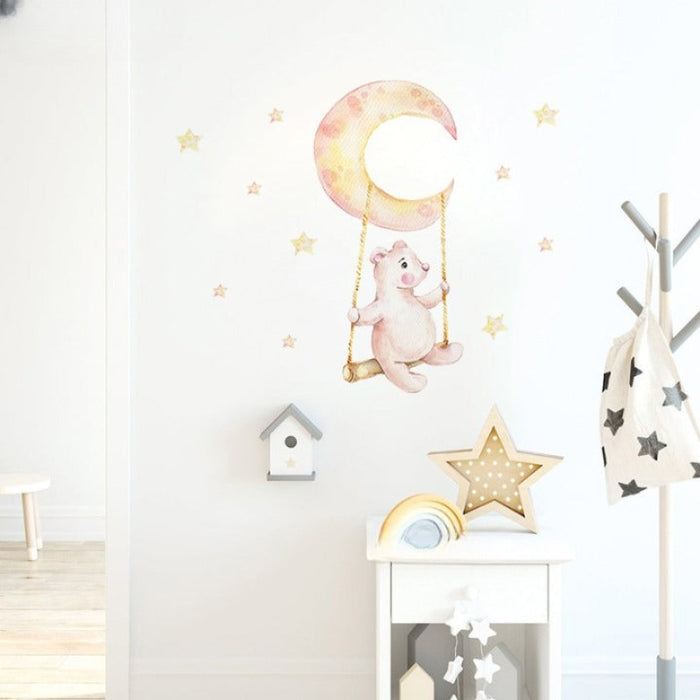 Moon Star Wall Stickers For Kids Room