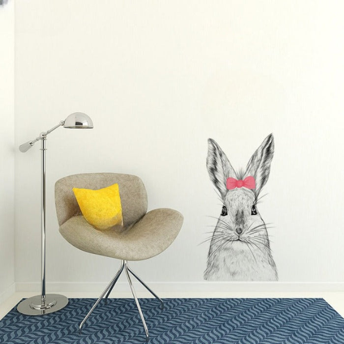 Hand Drawn Rabbit Wall Stickers