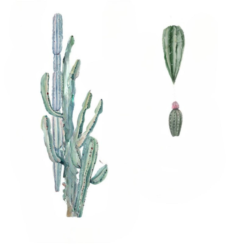 Large Cactus Wall Stickers For Kids