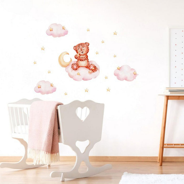 Pattern Tiger Wall Stickers For Kids