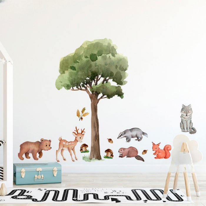 Wall Sticker Of Forest Animals