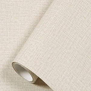 Faux Grasscloth Linen Self-Adhesive Peel and Stick Removable Wallpaper