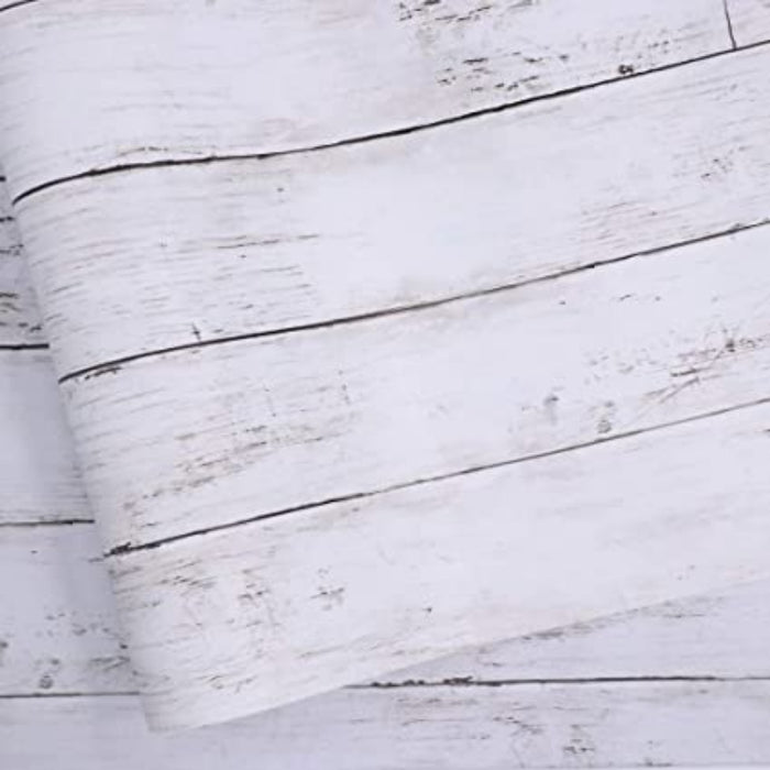 Grey Wood Wallpaper Self-Adhesive