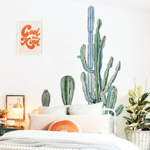 Large Cactus Wall Stickers For Kids