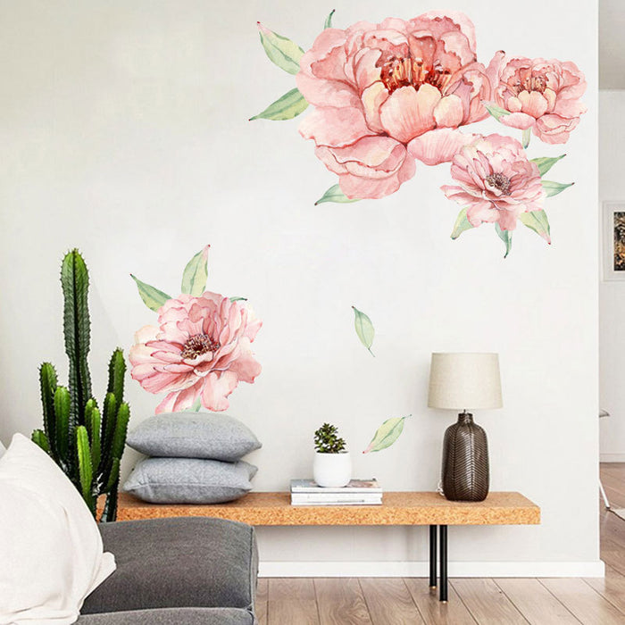 Rose Beautiful Flowers Wall Stickers