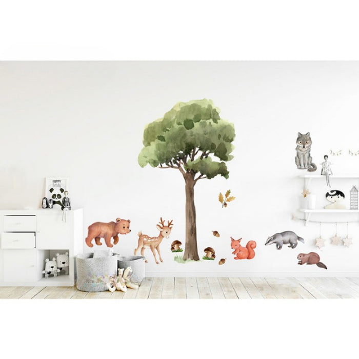 Wall Sticker Of Forest Animals