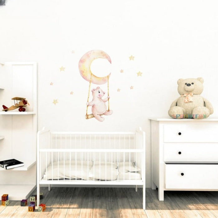 Moon Star Wall Stickers For Kids Room