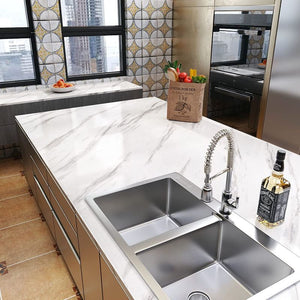 White Marble Contact Paper for Countertops