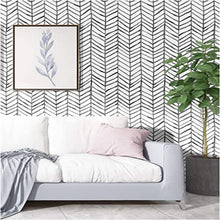 Modern Stripe Peel And Stick Wallpaper