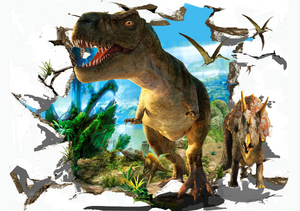 3D Fantastic Dinosaur Wallpaper