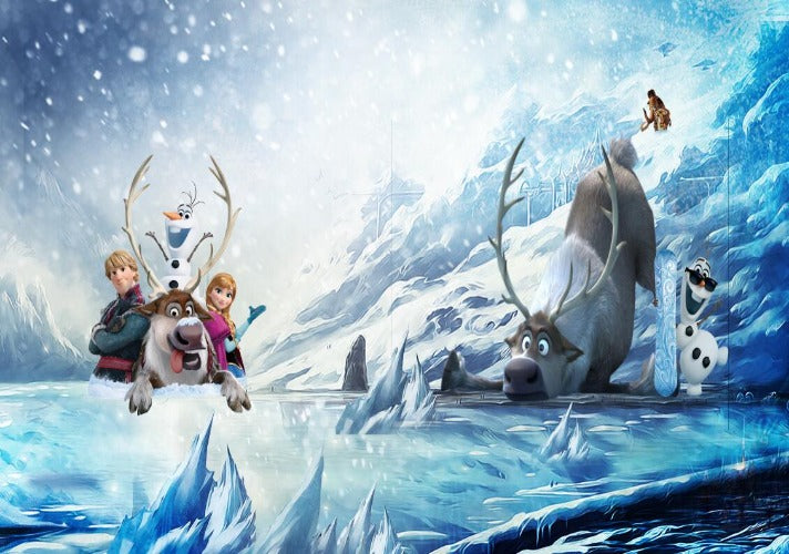 3D Great Frozen Characters Wallpaper